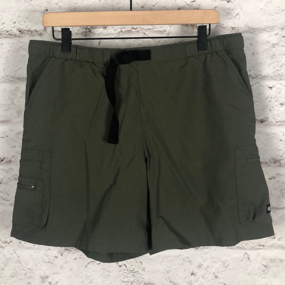 Columbia Pants - Columbia Forest Green Hiking Shorts Sz Medium